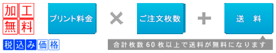 集合写真製作専門店　全加工料無料で作製します。